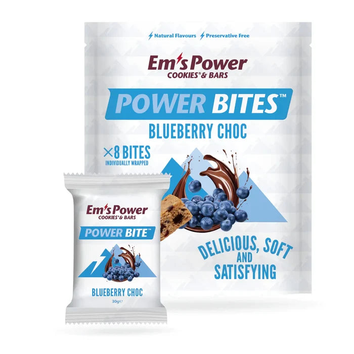 Em's Power Cookies | Power Bites | Blueberry Choc