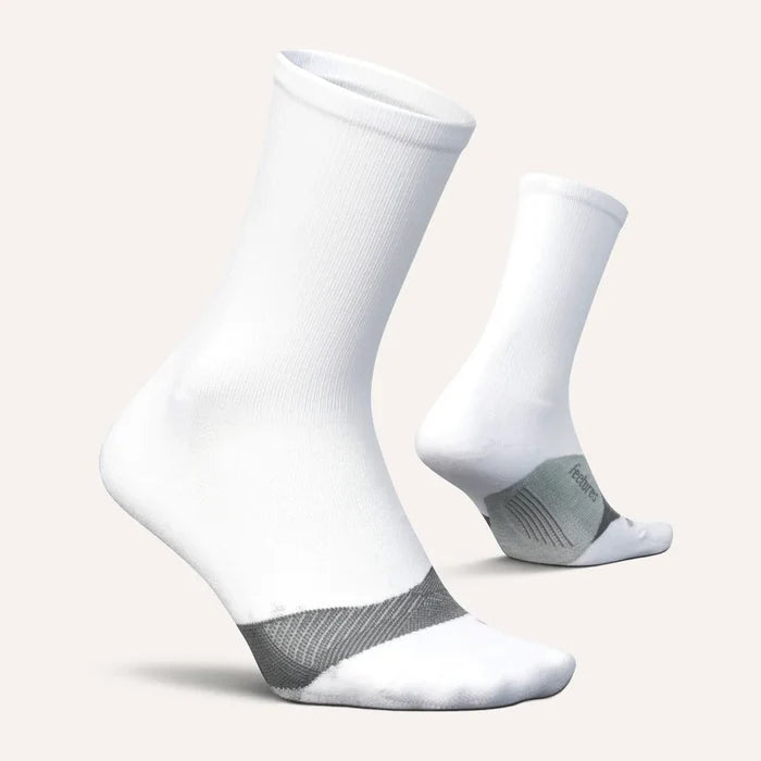 Feetures Elite | Light Cushion | Mini-Crew | White