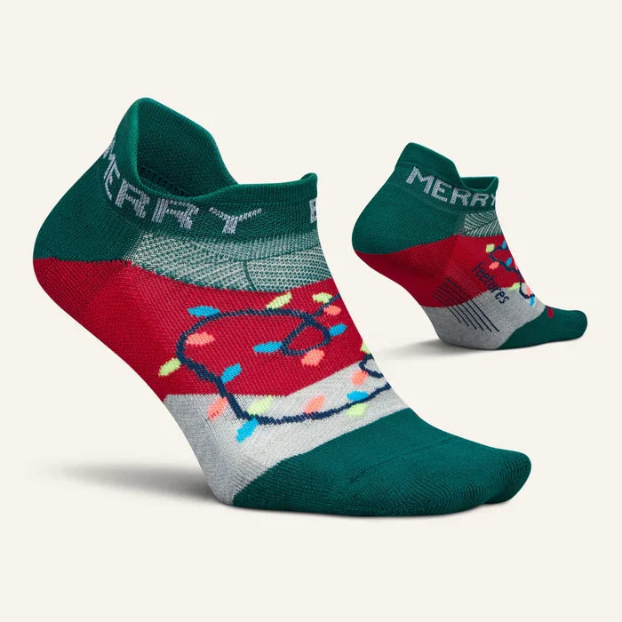 Feetures Elite | Light Cushion | No Show Tab | Merry & Bright
