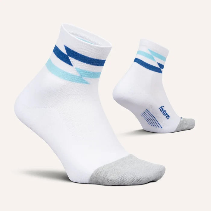 Feetures Elite | Light Cushion | Quarter Length | White Track