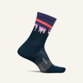 Feetures Trail | Max Cushion | Mini-Crew | Purple Aurora