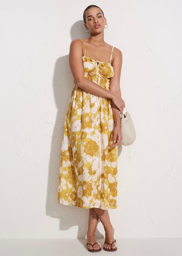 Francesca Midi Dress (Potenza Floral Print)