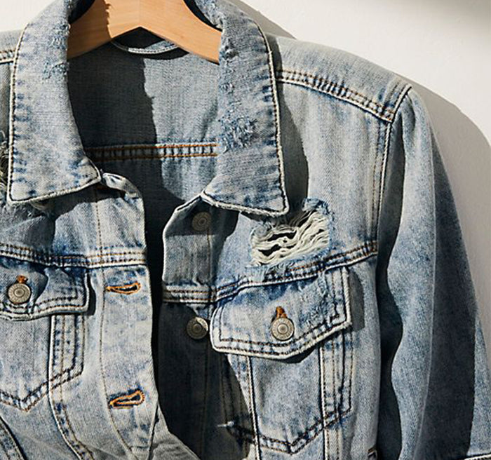 Free People Rumors Denim Jacket - Free People - On The EDGE