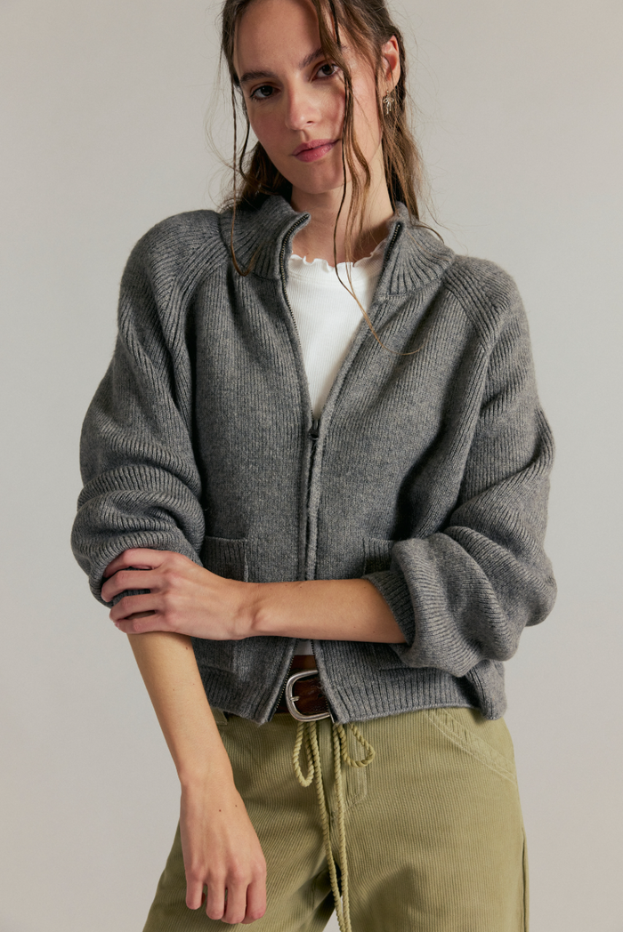 Free People WTF On It Zip Up