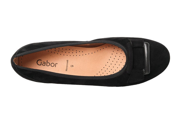 GAB DUFFY BLACK BALLERINAS - Crispins Shoes