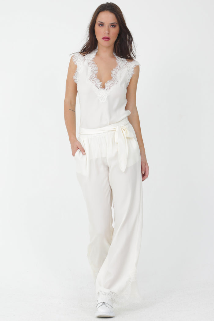 Gina Lace Camisole - Muted Olive