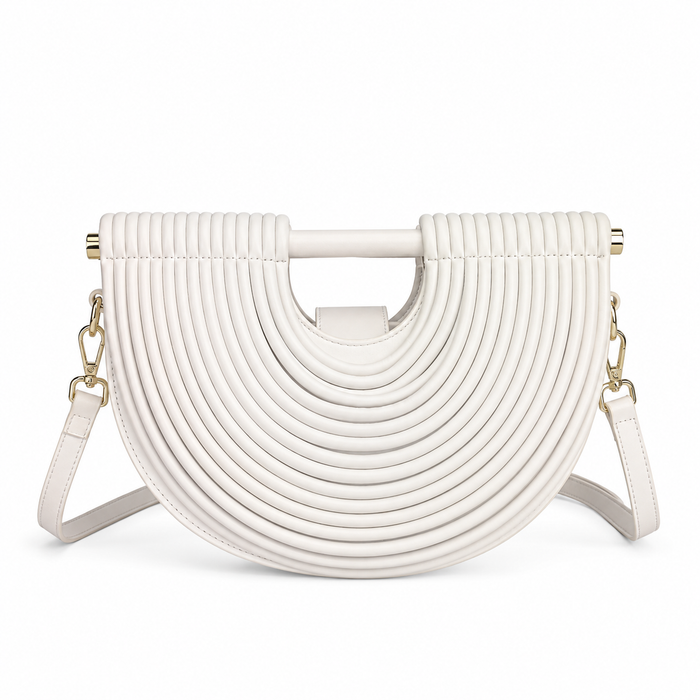 Gold Sculpted Arc Evening Bag – ORLÉVIA