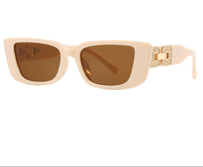 Golden Accent Square Sunglasses – BLUSH