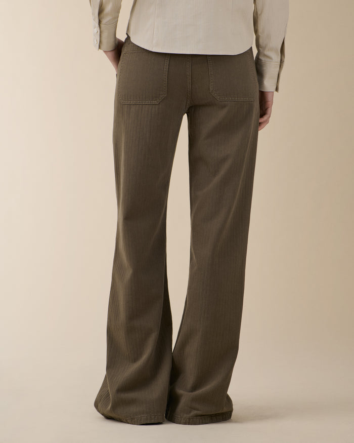 Guell Chevron Khaki Green