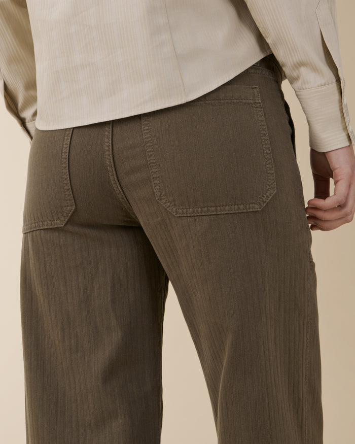 Guell Chevron Khaki Green