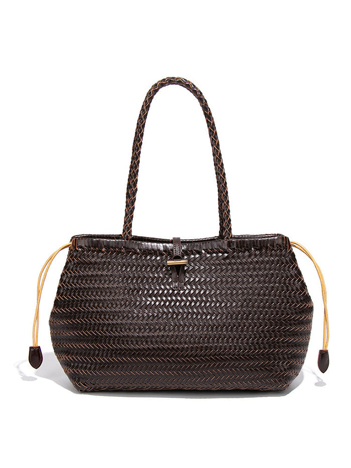 Handwoven Leather Tote Bag – BRAID