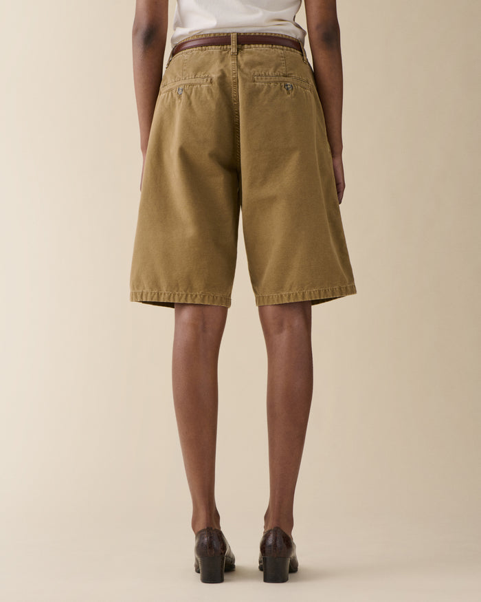 Hanne Shorts Khaki Beige Plié