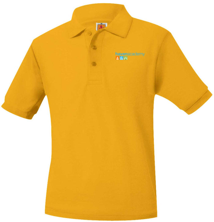 HAVEN ACADEMY SHORT SLEEVE POLO SHIRTS-ADULT SIZES