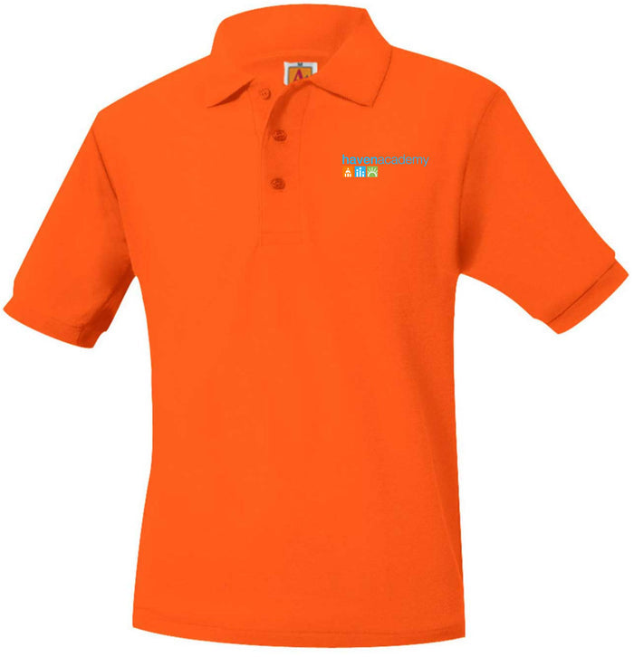 HAVEN ACADEMY SHORT SLEEVE POLO SHIRTS-YOUTH SIZES