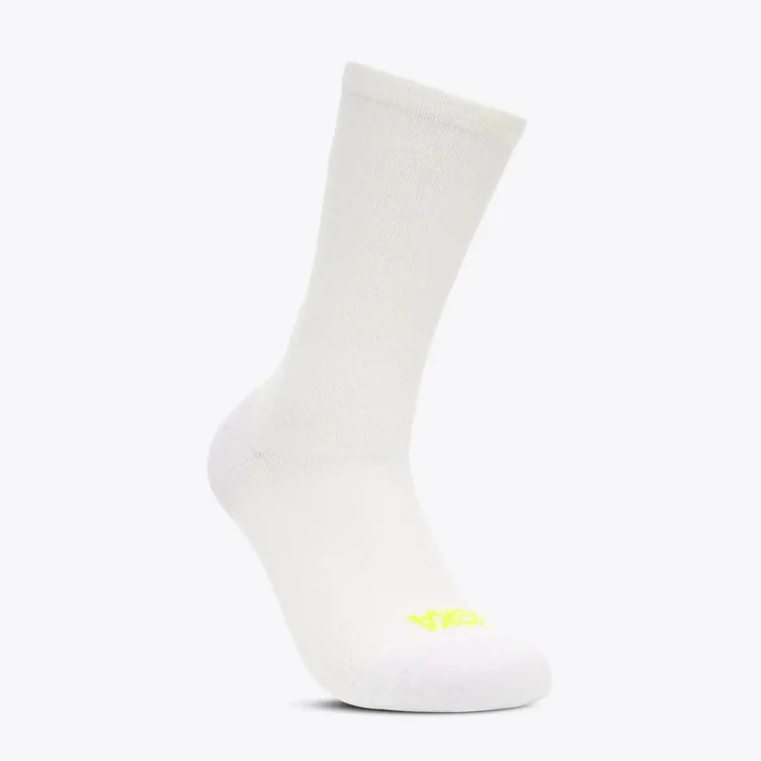Hoka Clifton Crew Run Sock | White