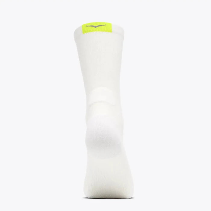 Hoka Clifton Crew Run Sock | White