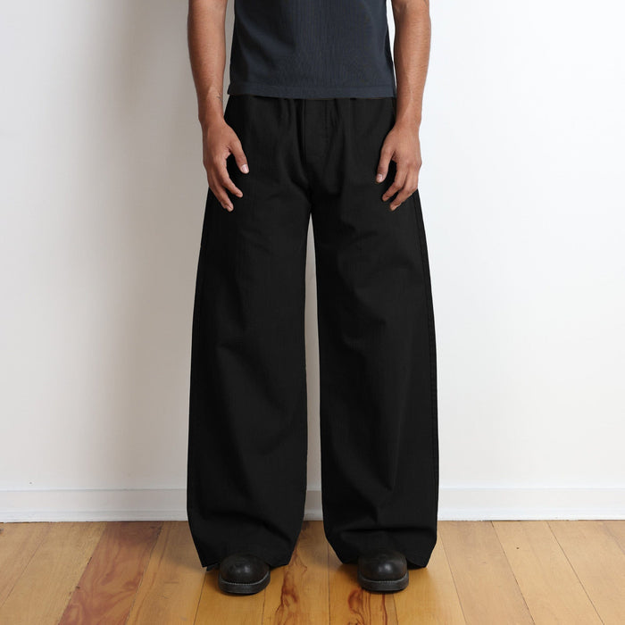 Japanese Malibu Twill Pants Classic Black