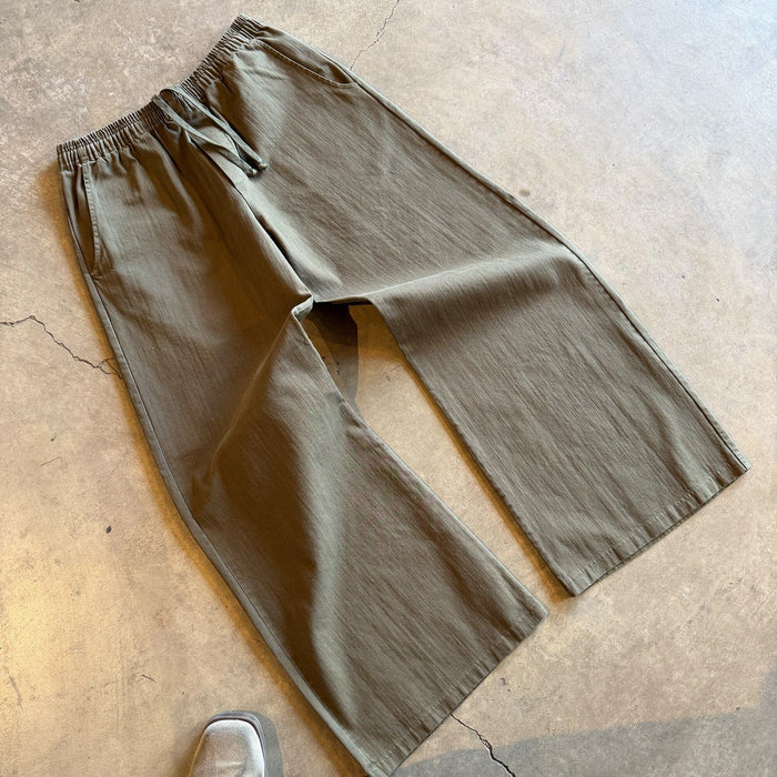 Japanese Malibu Twill Pants Military Green