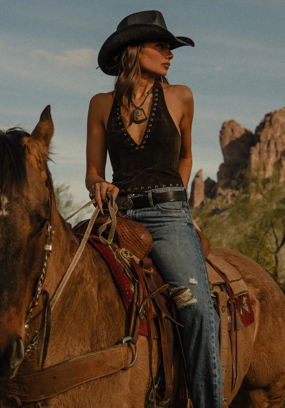Joes Jeans The Rodeo Suede Halter