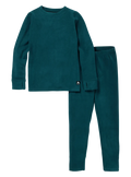 Product image of Kids' Burton Fleece Base Layer Set[Variant:Deep Emerald]