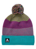 Product image of Kids' Burton Fleece-Lined Pom Beanie[Variant:Goldenrod / Azalea Pink / Pacific Teal]