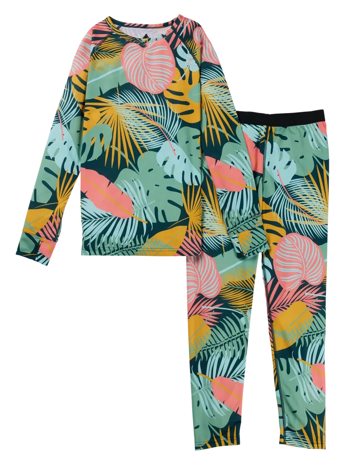 Product image of Kids' Burton Lightweight Base Layer Set[Variant:Oversized Tropical]