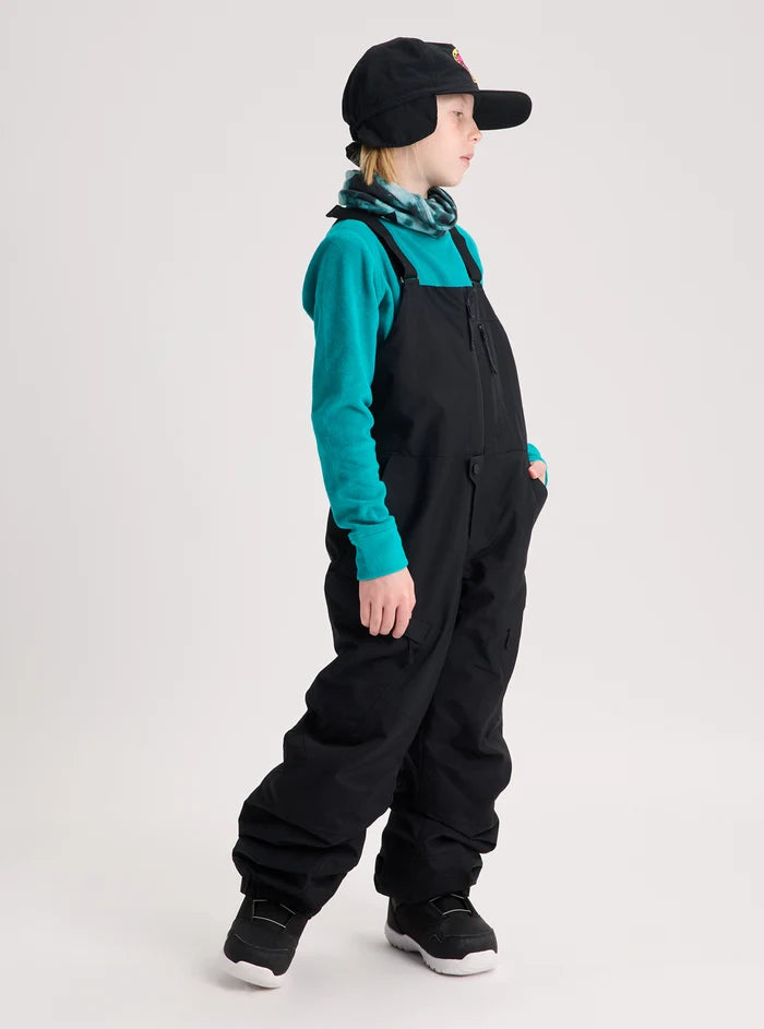 Product image of Kids' Burton Powline GORE-TEX 2L Bib Pants[Variant:True Black]