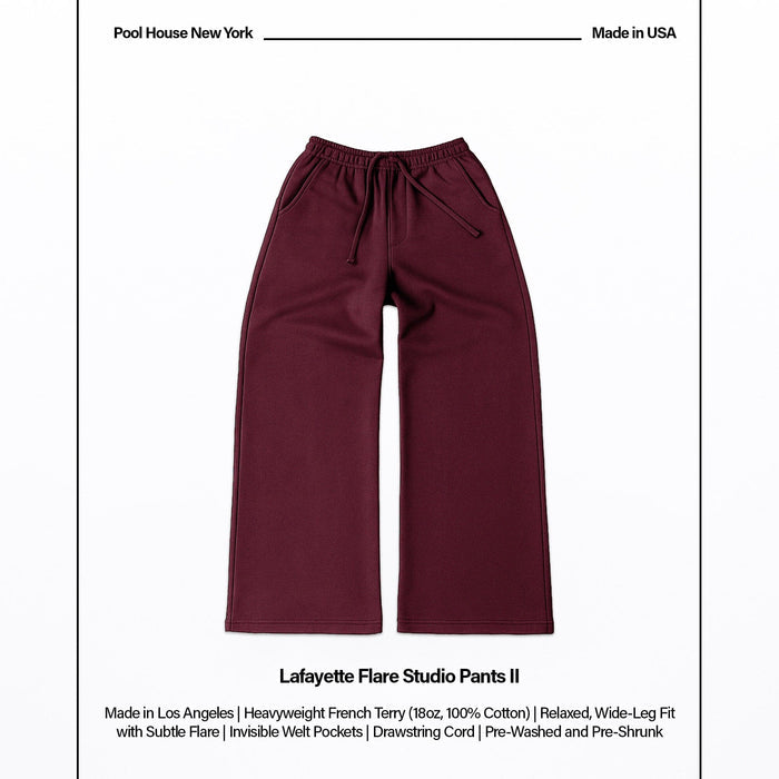 Lafayette Flare Studio Pants II Windsor Wine