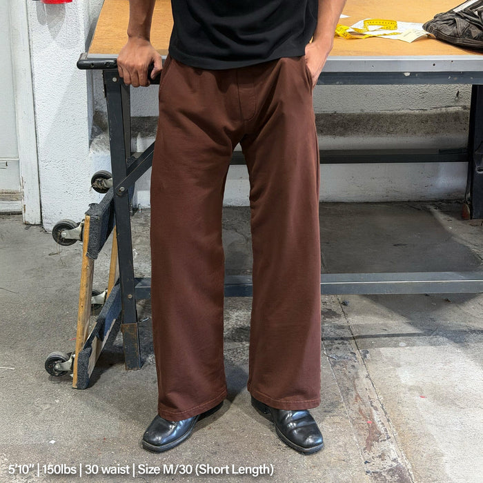 Lafayette Studio Pants (Sweats) | Straight-Wide Leg Dark Brown