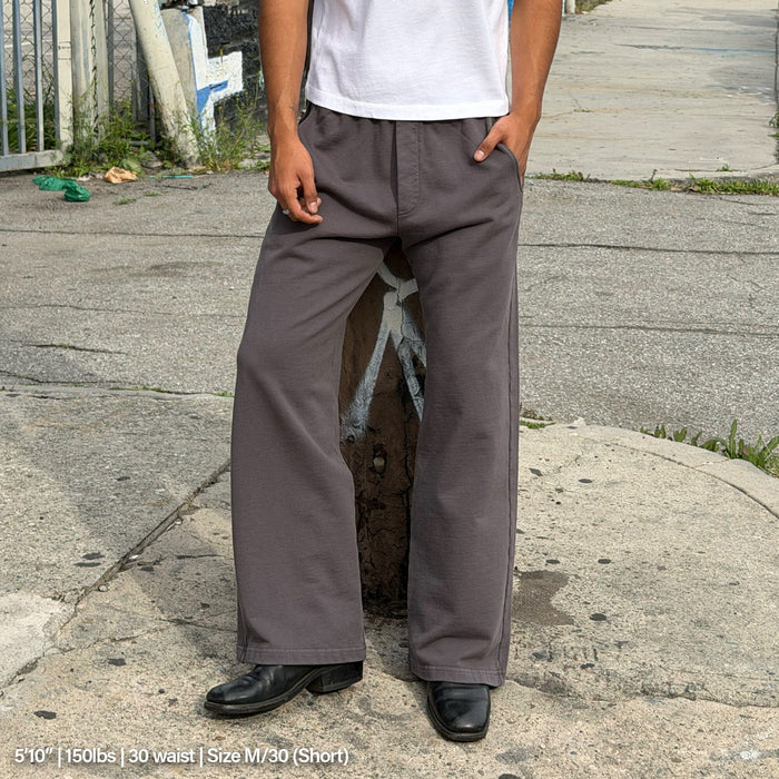 Lafayette Studio Pants (Sweats) | Straight-Wide Leg Dark Grey