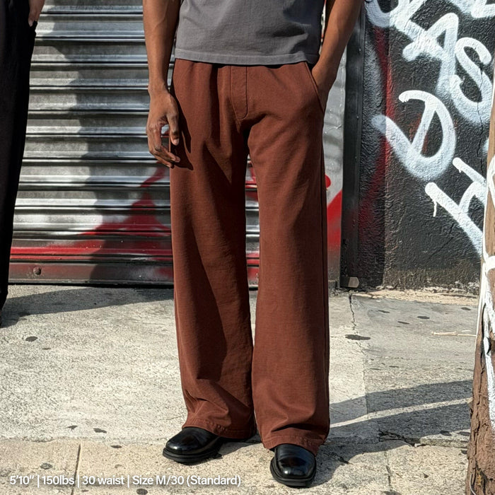 Lafayette Studio Pants (Sweats) | Straight-Wide Leg Dark Brown