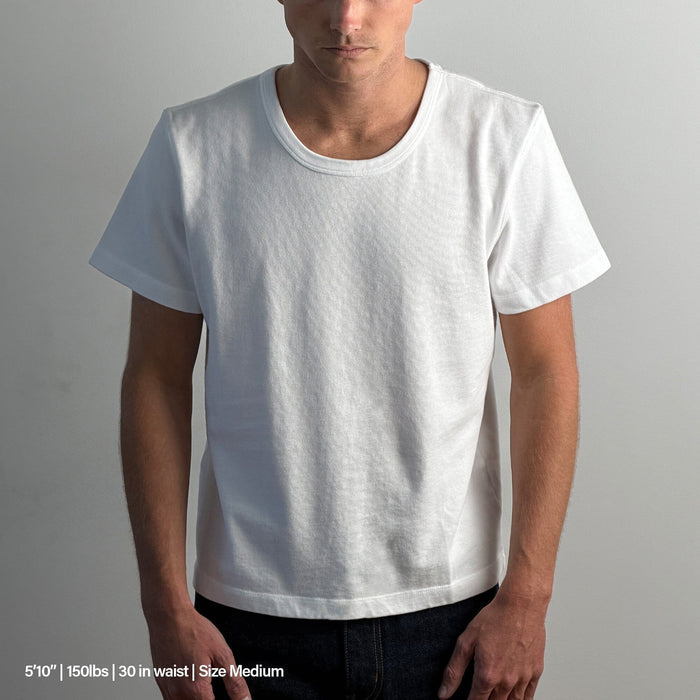 2-Pack | The Larchmont Boxy Crop Tee | Heavyweight '25 T-Shirt Classic White | Black