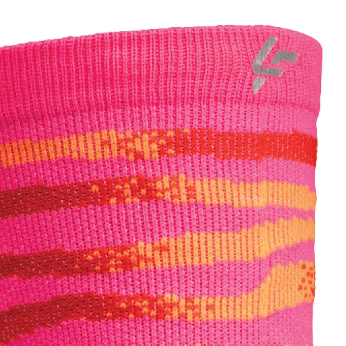 Lightfeet Performance Predator Socks | Midweight | Half Crew | Pink / Red / Orange