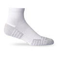 Lightfeet Performance Socks | Midweight | Quarter Crew | White