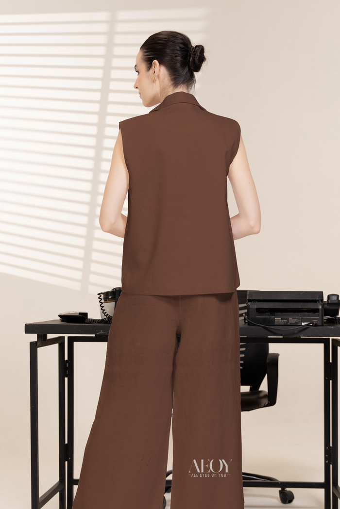 Stylish formal linen co-ord set