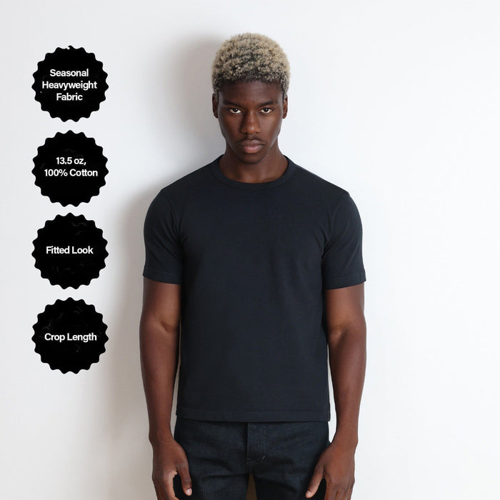 Los Feliz Crop Muscle Tee II | Heavyweight | 13.5oz T-Shirt Ash Black (Vintage)