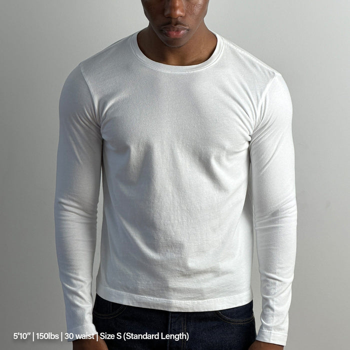 Los Feliz Crop Muscle Tee II | Long Sleeve T-Shirt PH Red