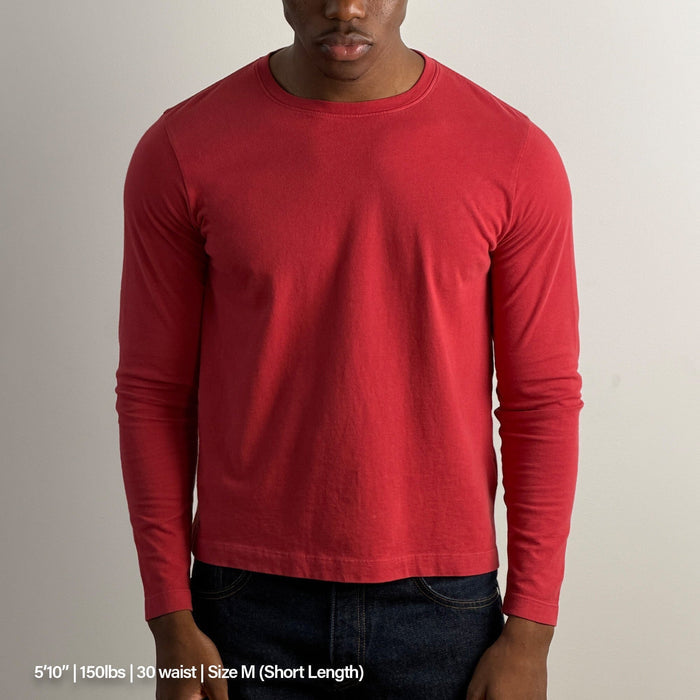 Los Feliz Crop Muscle Tee II | Long Sleeve T-Shirt Ash Black