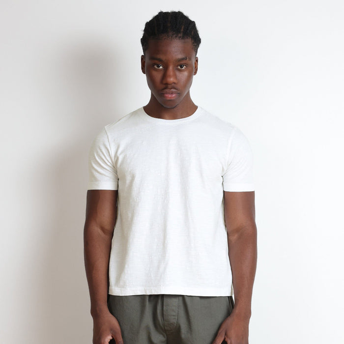 Los Feliz Crop Muscle Tee II | Slub T-Shirt Natural Off-White (Slub)