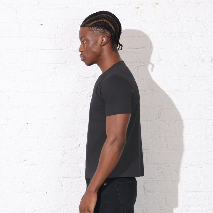 Los Feliz Crop Muscle Tee II T-Shirt Vintage Black