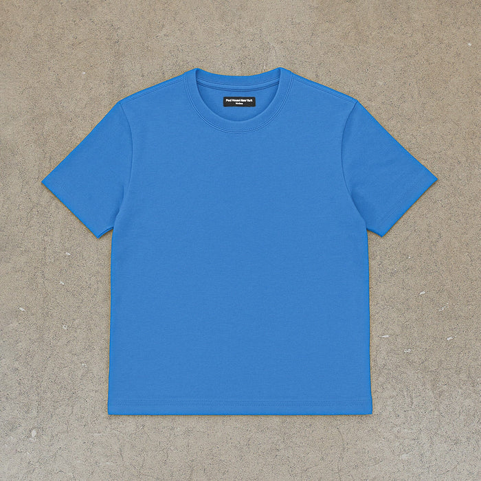 Los Feliz Crop Muscle Tee II T-Shirt True Blue