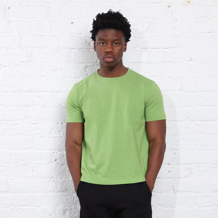 Los Feliz Crop Muscle Tee II T-Shirt Wasabi Green