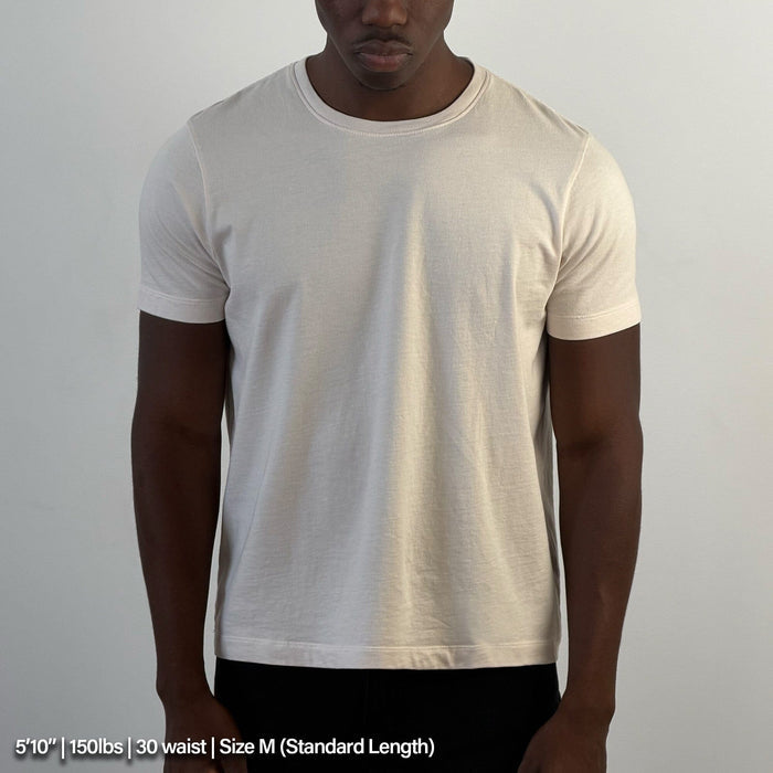 Los Feliz Crop Muscle Tee II T-Shirt Natural Cream