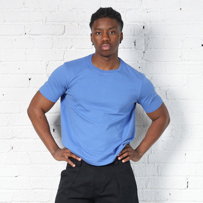 Los Feliz Crop Muscle Tee II T-Shirt True Blue