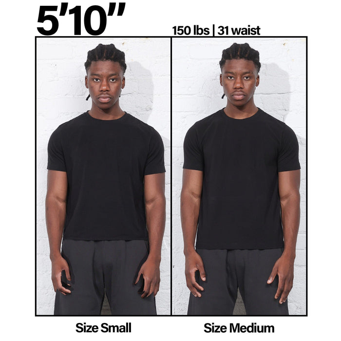 Los Feliz Half Crop Muscle Tee (Performance Edition) T-Shirt Classic Black