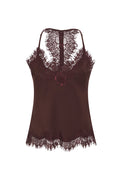 Lucy Crop Cami Dark Plum