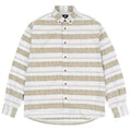 Magenta maze stripe shirt white