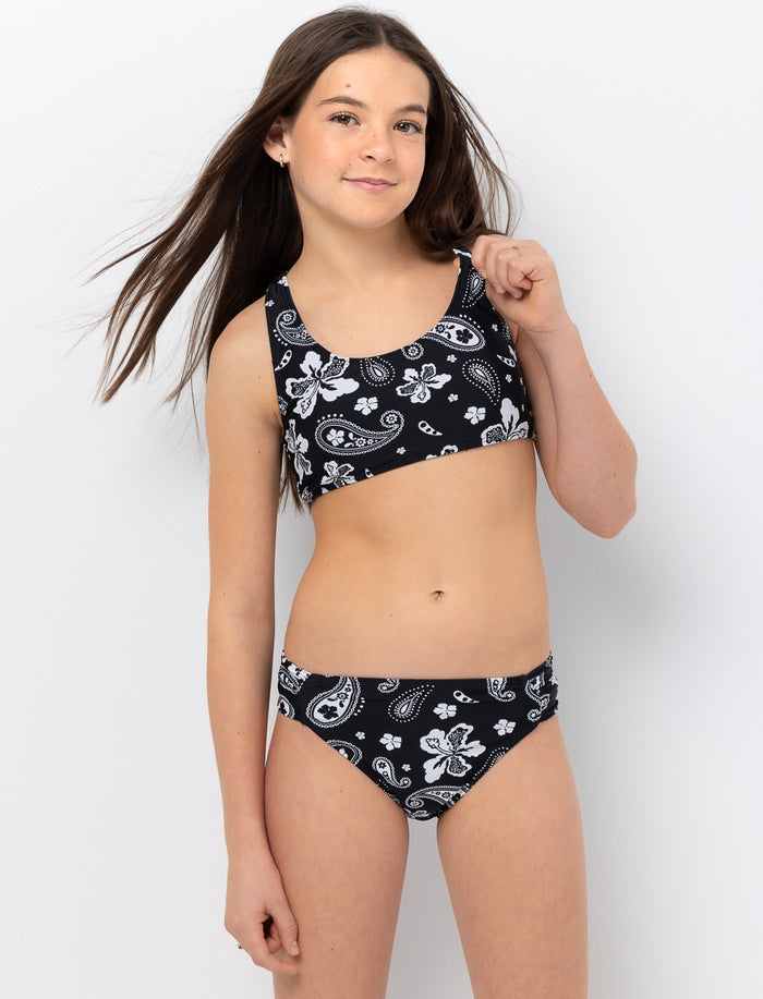 Maillot 2 pièces imprimé