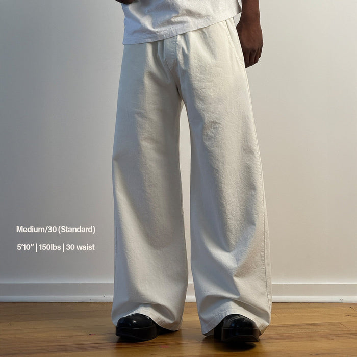 Malibu Pants | Japanese Twill Natural Off-White
