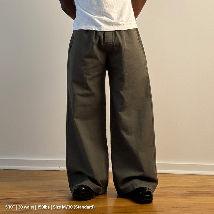 Malibu Twill Pants Concrete Olive Green